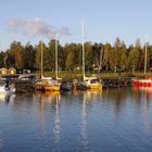 Hafen von Sjötorp (Götakanal in Schweden)