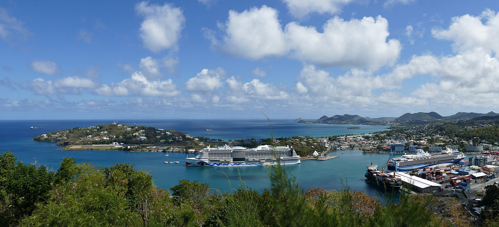 Hafen von St. Lucia!