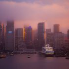 Hafen von Sydney nach Gewitter