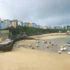 Hafen von Tenby (walisisch Dinbych-y-pysgod) in Wales