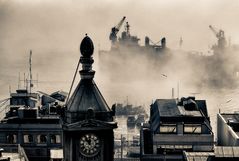 hafen von valparaiso ..