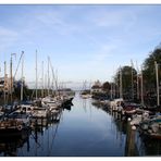 Hafen von Veere am Tag