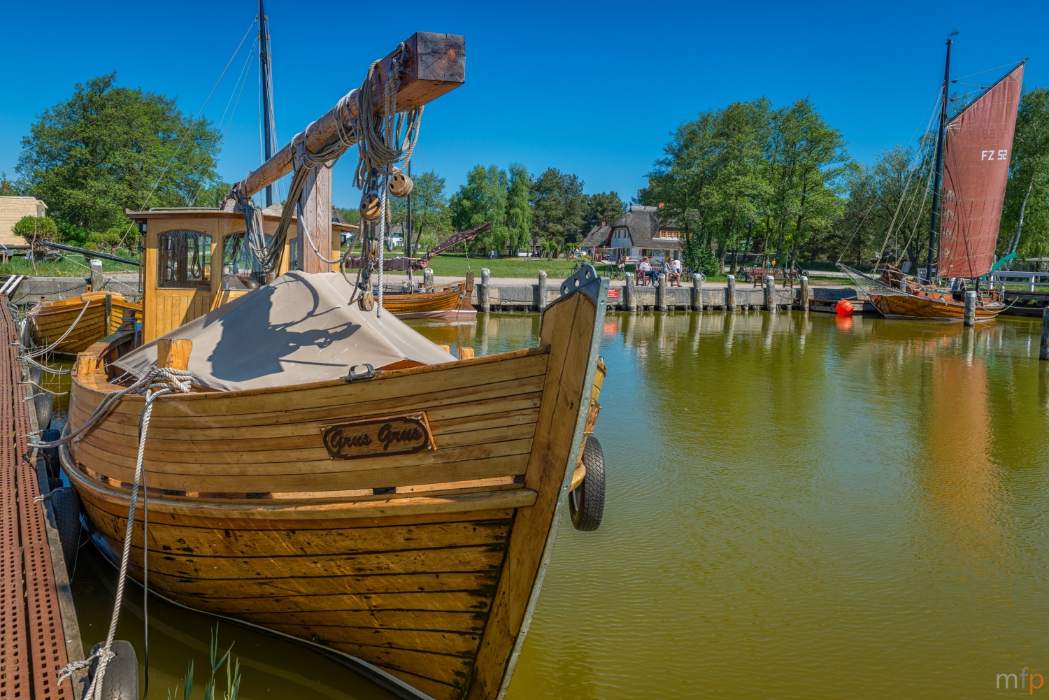 Hafen von Wieck am Darß