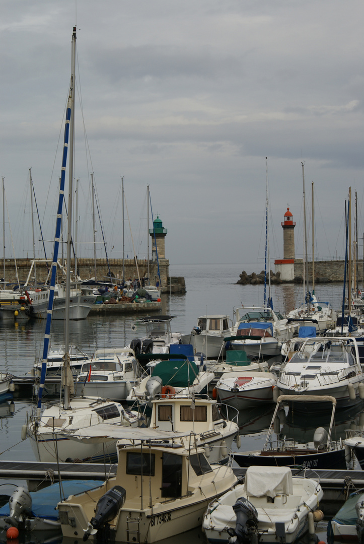 Hafen vor dem Unwetter