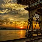 Hafen Wesel in HDR