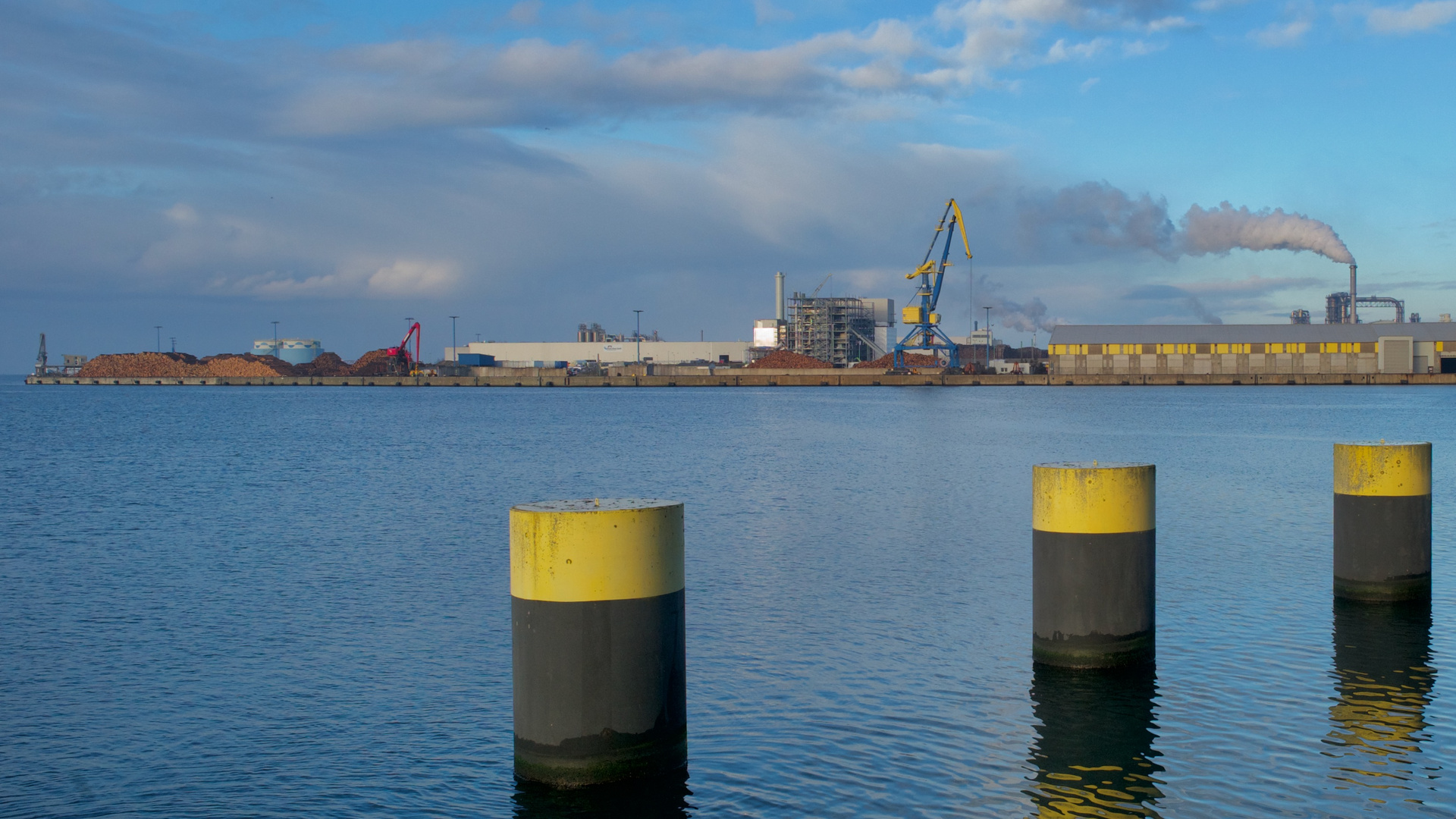 Hafen Wismar an der Ostsee