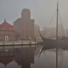 Hafen Wismar mit Kogge