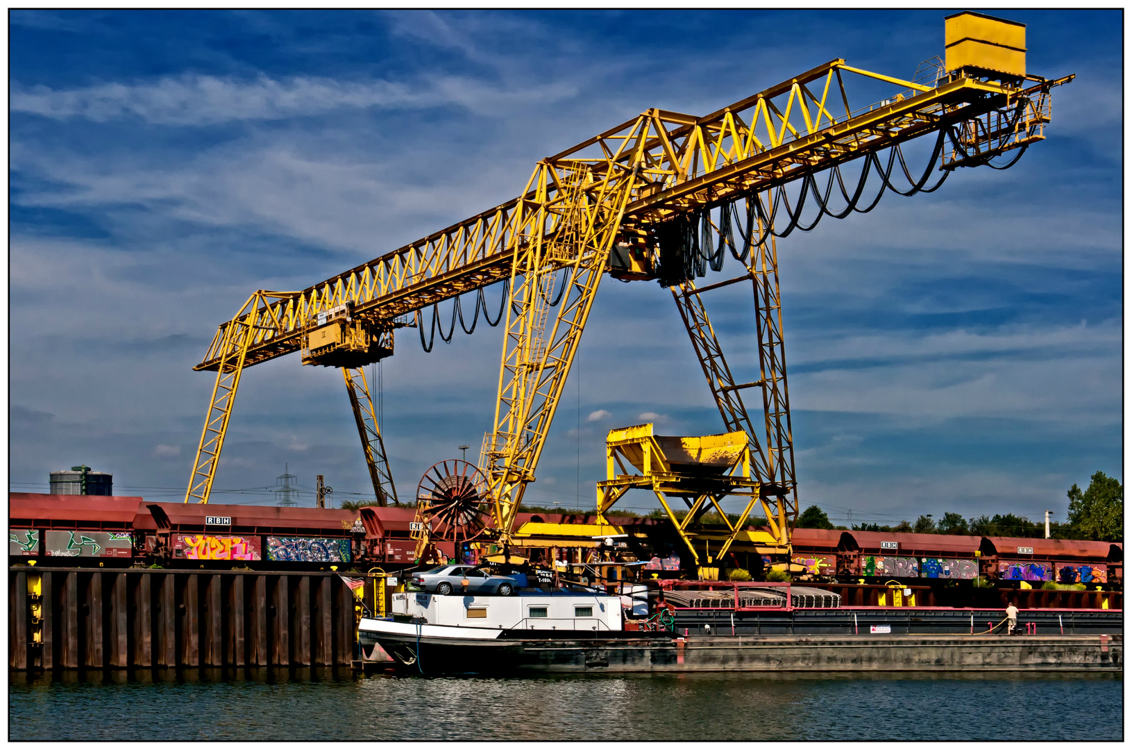 Hafenanlage am Rhein-Herne-Kanal