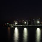 Hafenanlage Nonnenhorn bei Nacht