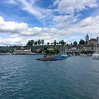 Hafenanlage und Schloss Rapperswil ...