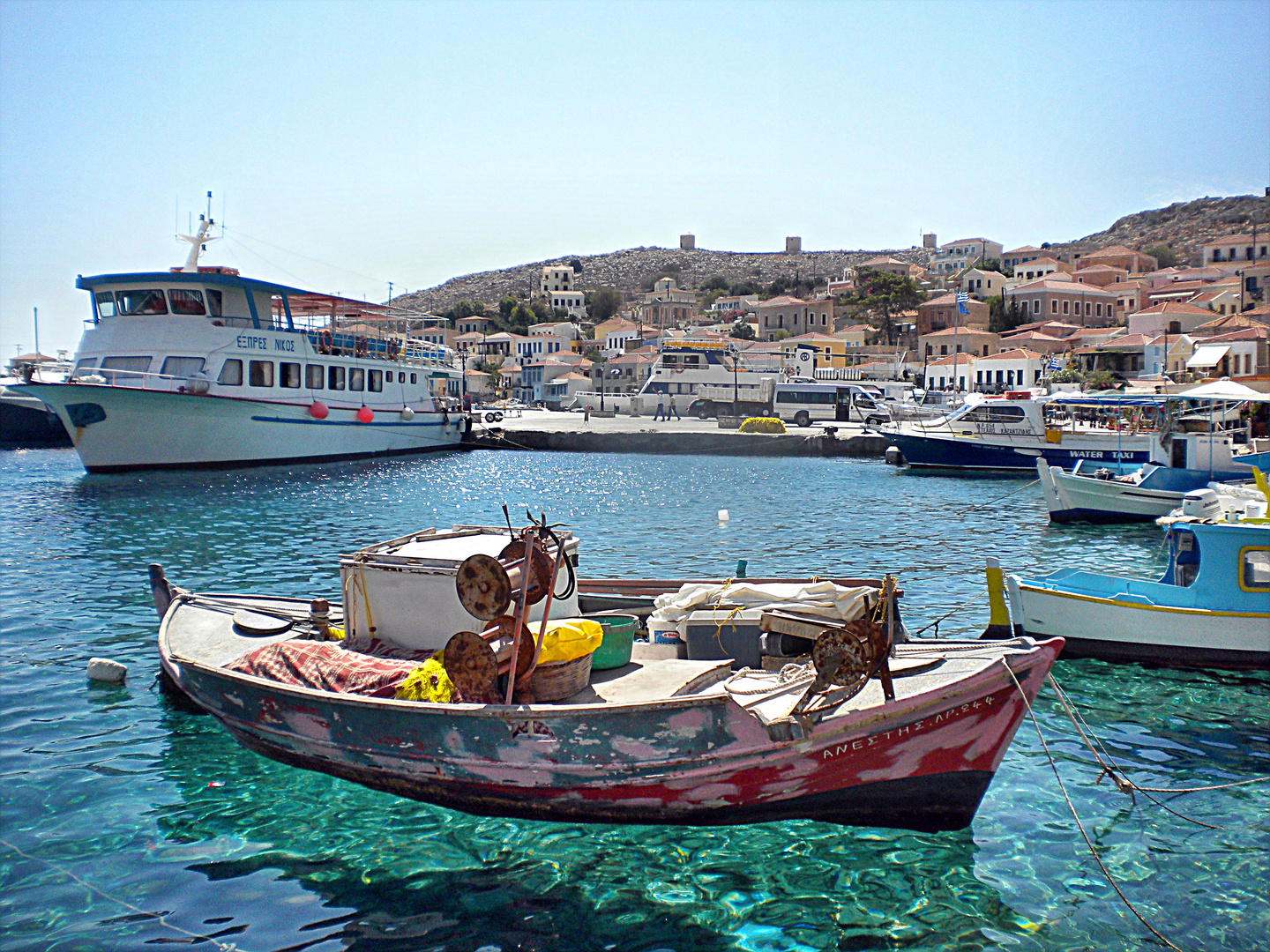 Hafenanlage von Symi, Griechenland