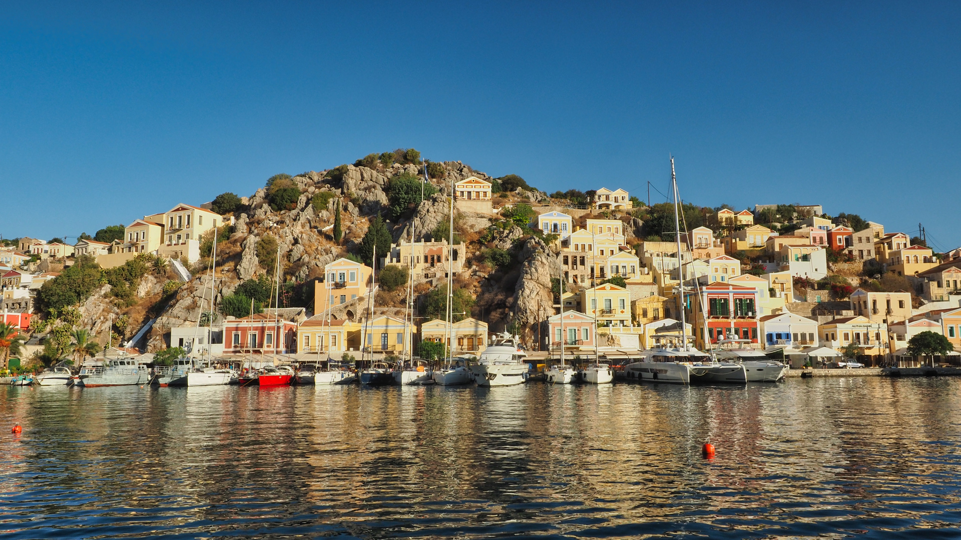 Hafenansicht bei Symi