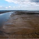 Hafenausfahrt bei Ebbe in Dangast / Nordsee