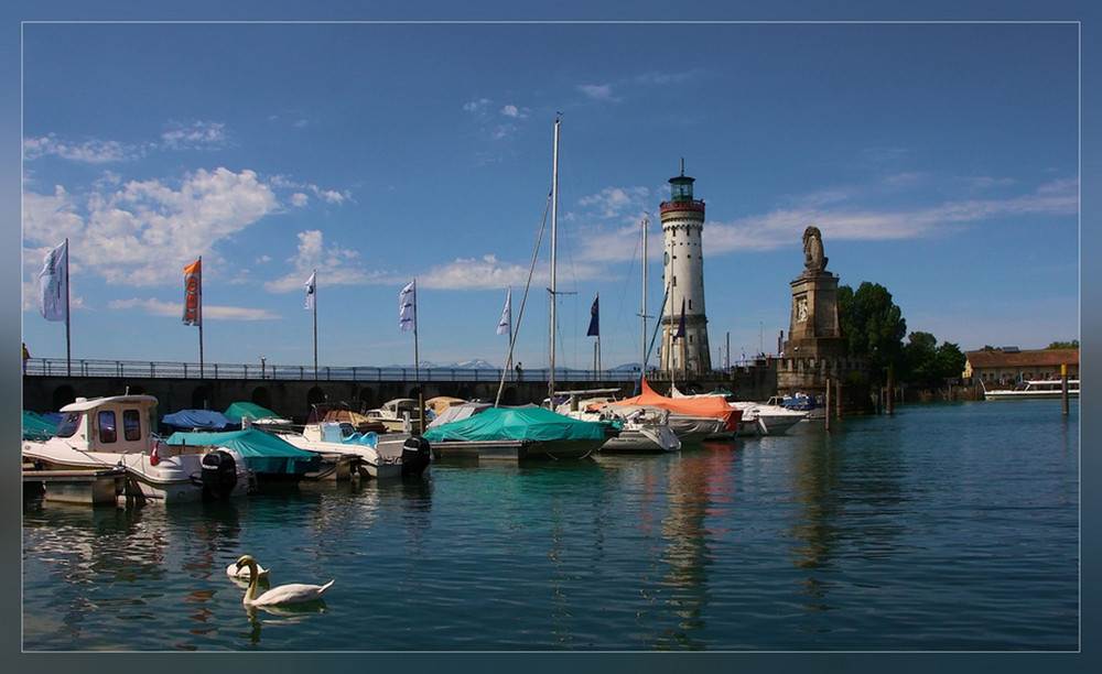 Hafenausfahrt von Lindau