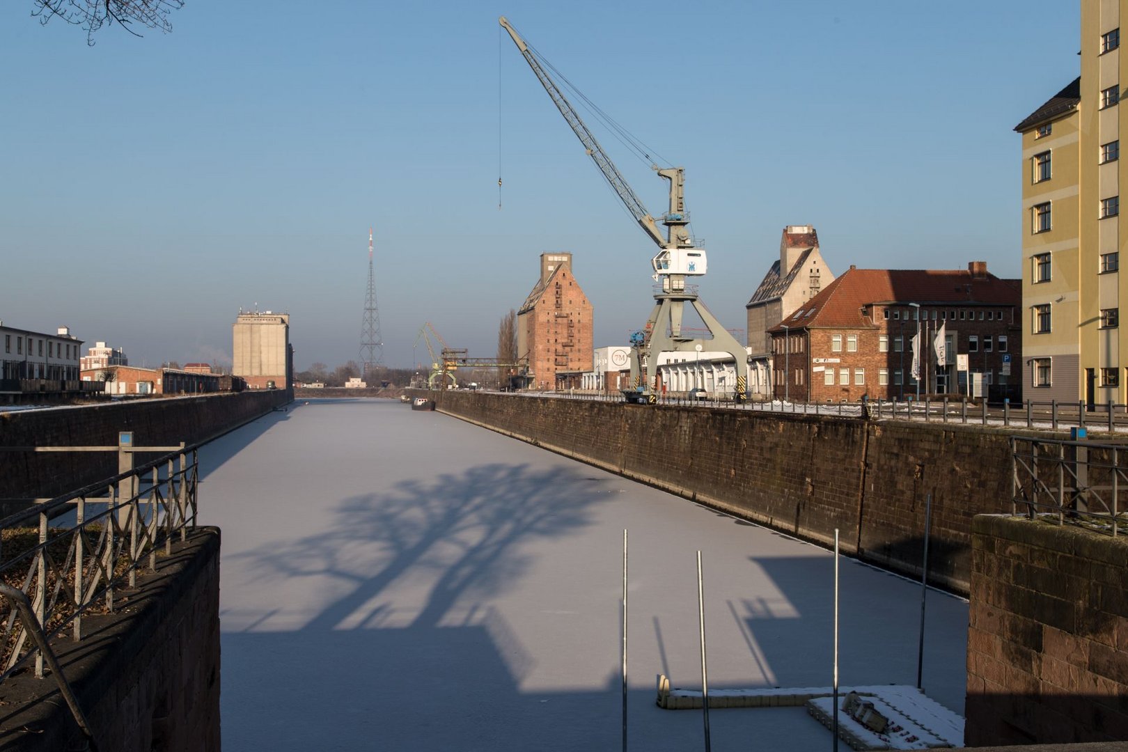 Hafenbecken Magdeburg