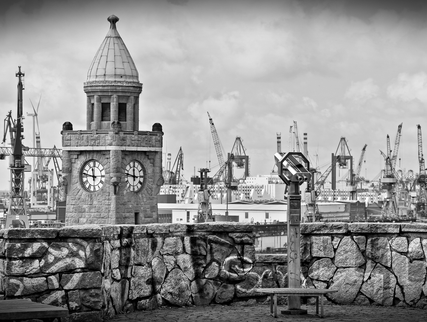 Hafenblick Hamburg