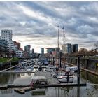 Hafenblick im Düsseldorfer Medienhafen