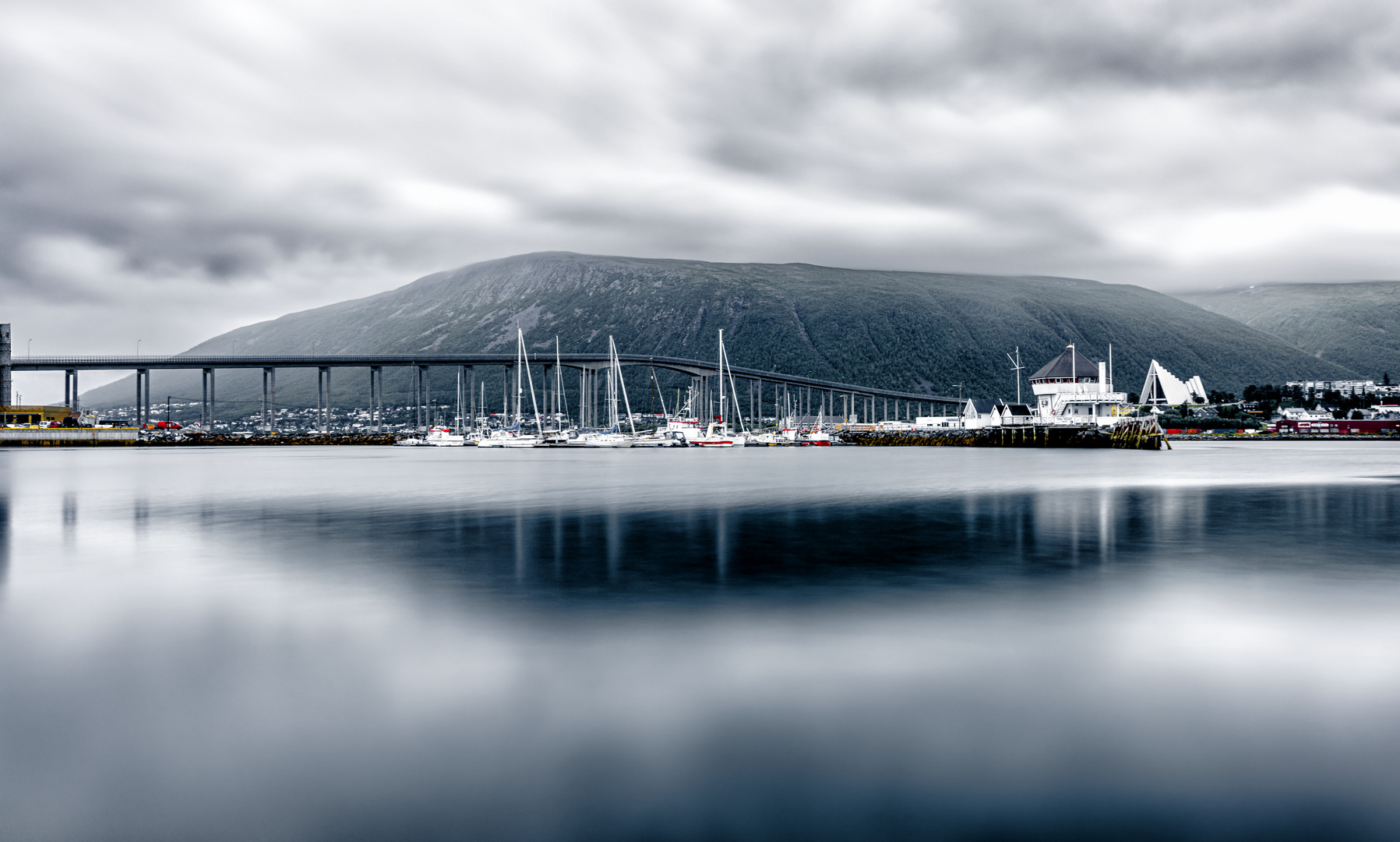 Hafenblick in Tromsö