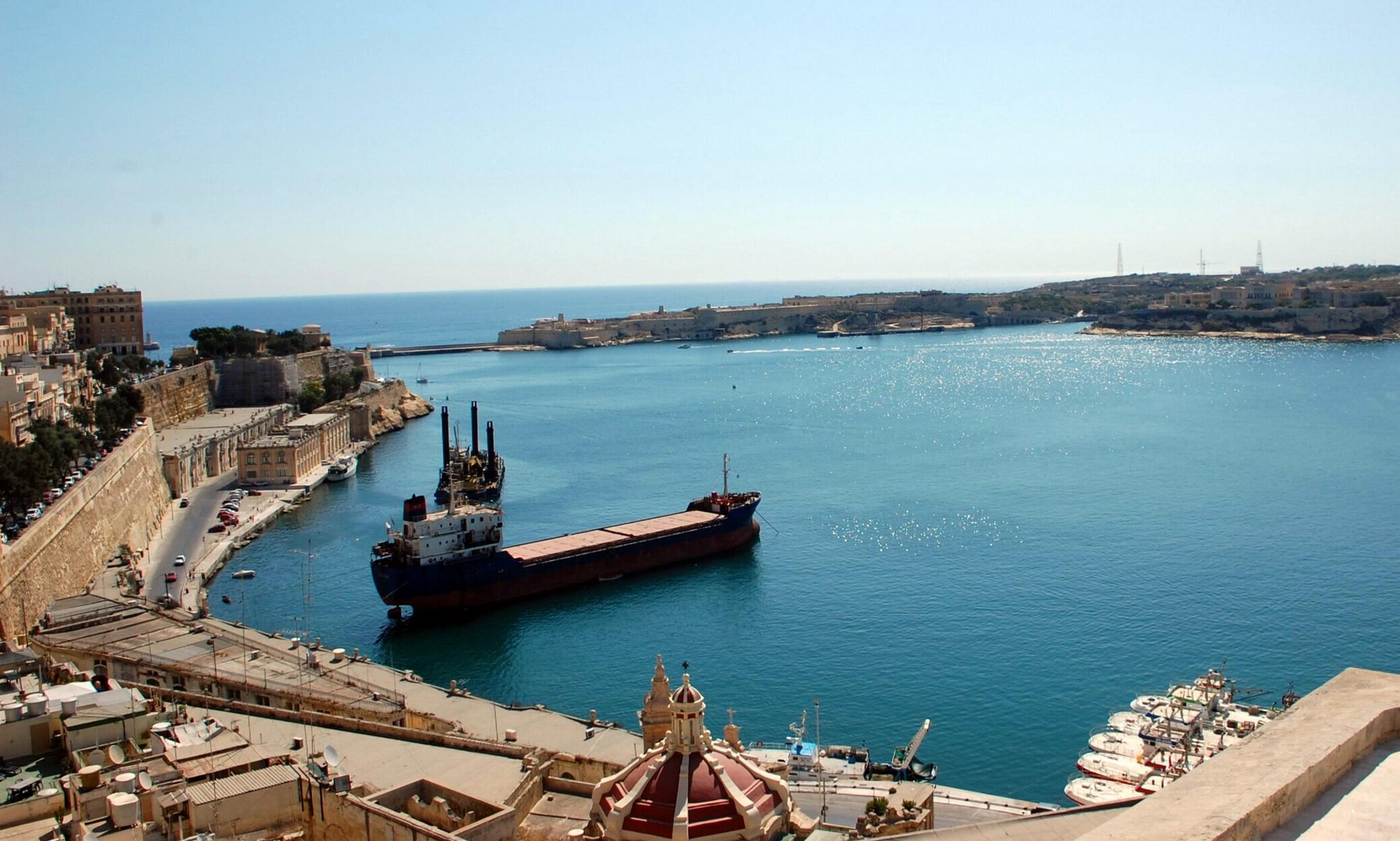 Hafenblick in Valletta