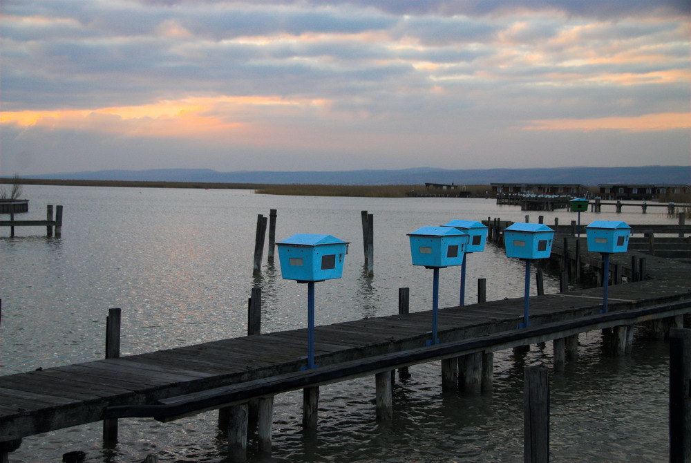 Hafenbriefkästen am Neusiedler See