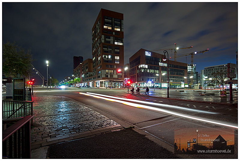 Hafencity bei Nacht