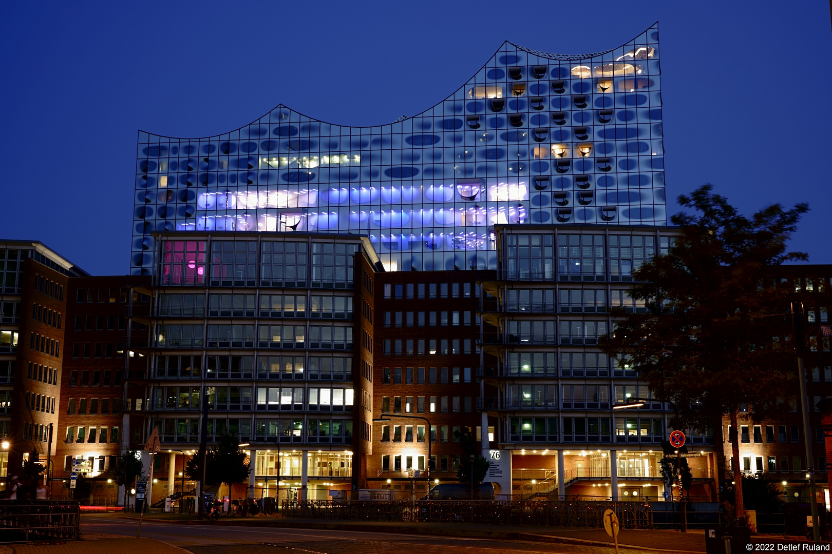 HafenCity bei Nacht