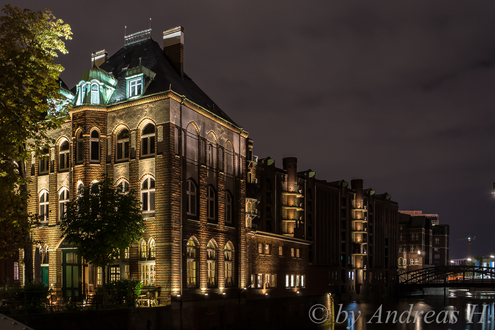 Hafencity bei Nacht