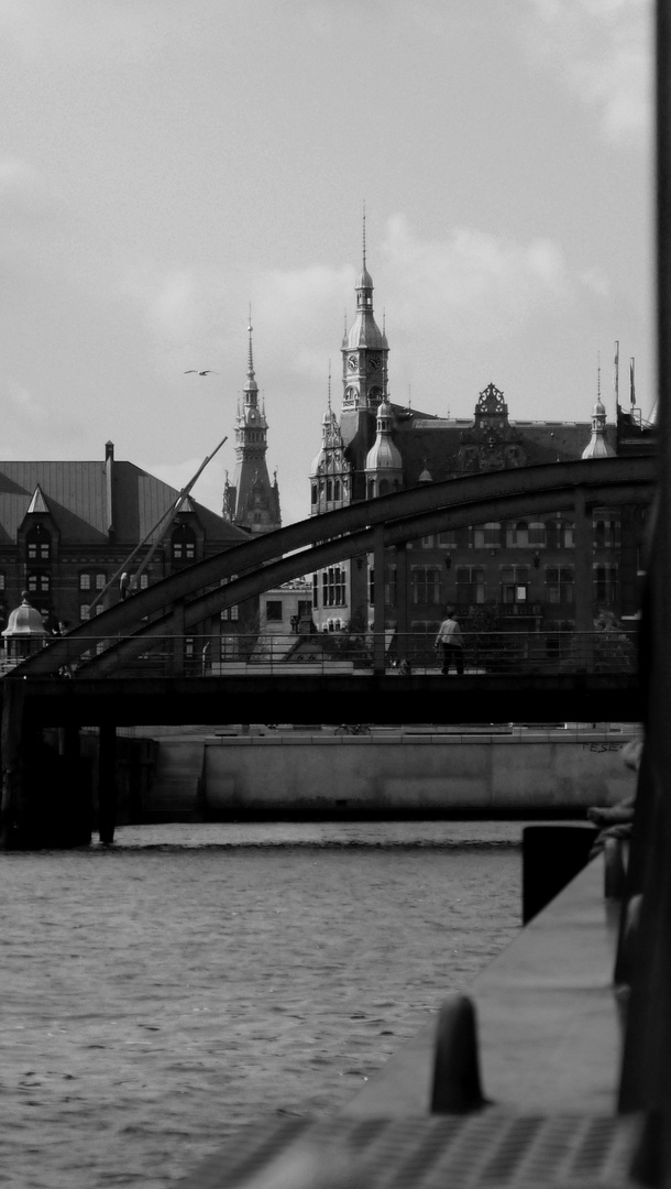 Hafencity Blick vom Wasser