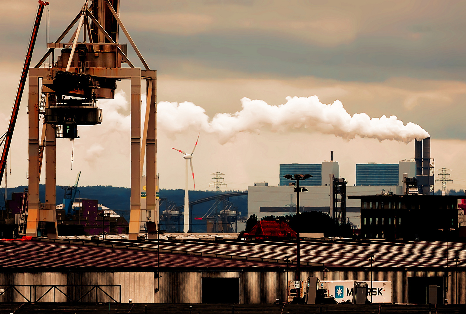 Hafencity - der Wind weht halt von Westen