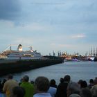 Hafencity Hamburg Cruisedays in der Dämmerung