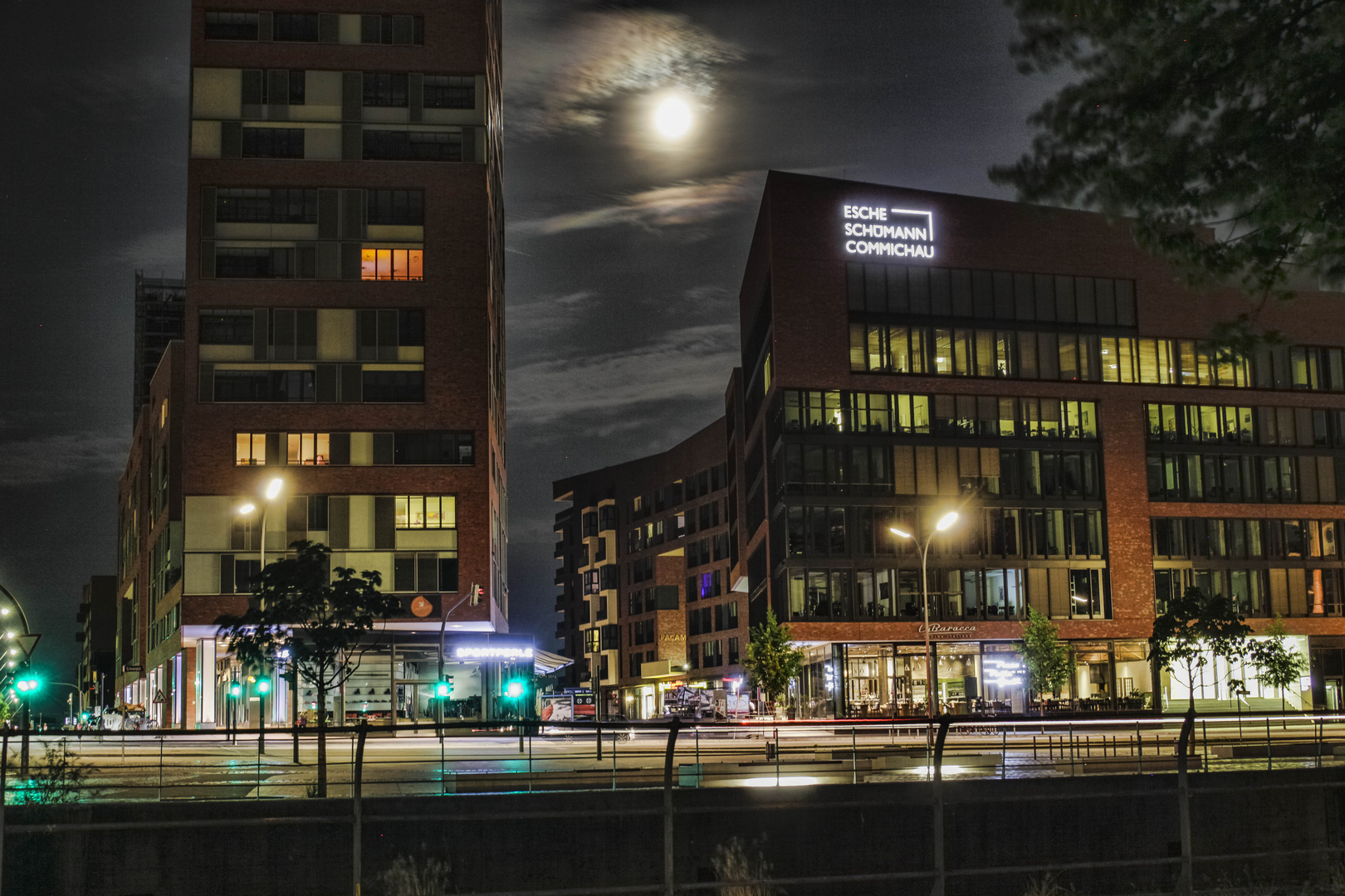 Hafencity HH bei Nacht