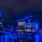 Hafencity in blau