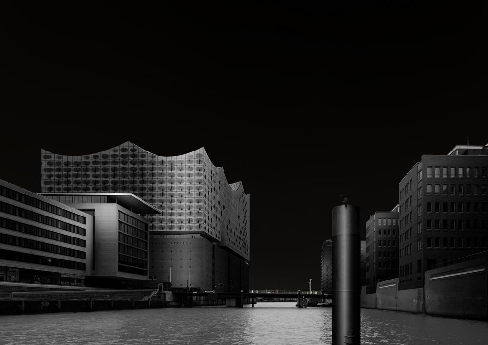 Hafencity m Elbfi 2 Foto &amp; Bild fenster, nacht, licht