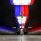 HafenCity Universität in rot und blau .... 