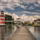 Hafendorf Rheinsberg der alte Leuchtturm