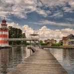 Hafendorf Rheinsberg der alte Leuchtturm