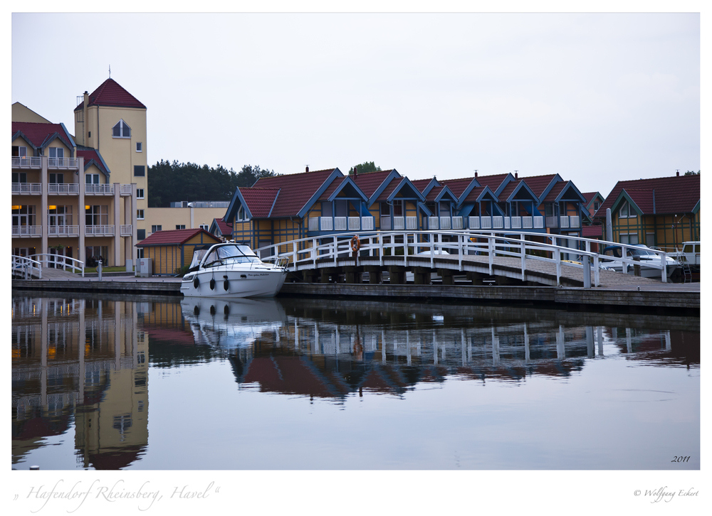 " Hafendorf Rheinsberg, Havel "