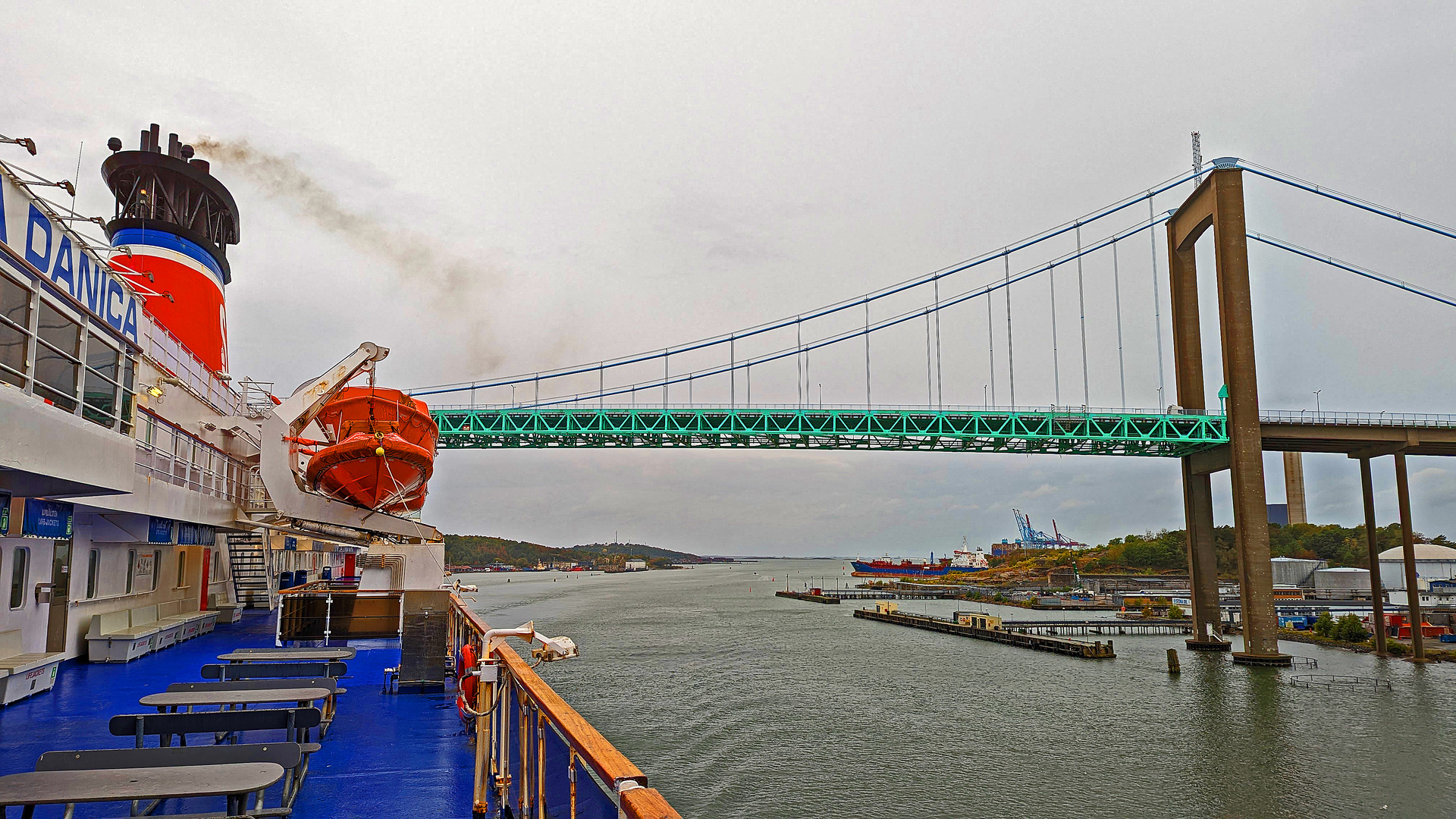 Hafeneinfahrt Göteborg: Älvsborgsbron 2