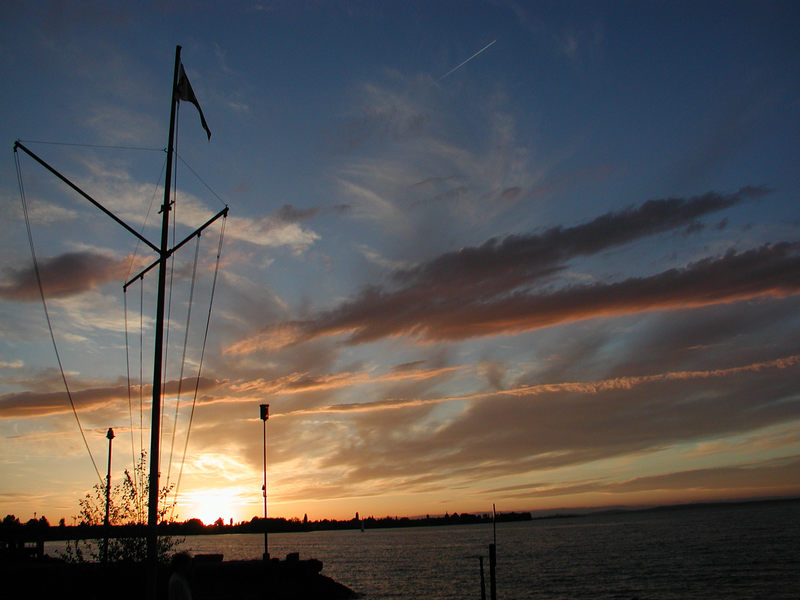 Hafeneinfahrt Horn TG am Bodensee