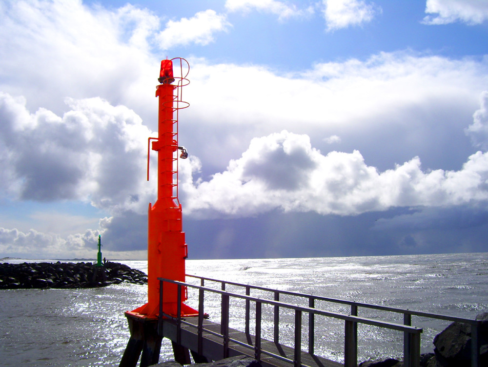 Hafeneinfahrt Hvide Sande - Dänemark