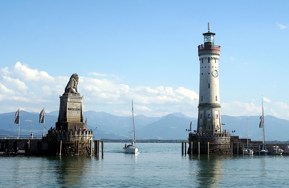 Hafeneinfahrt in Lindau