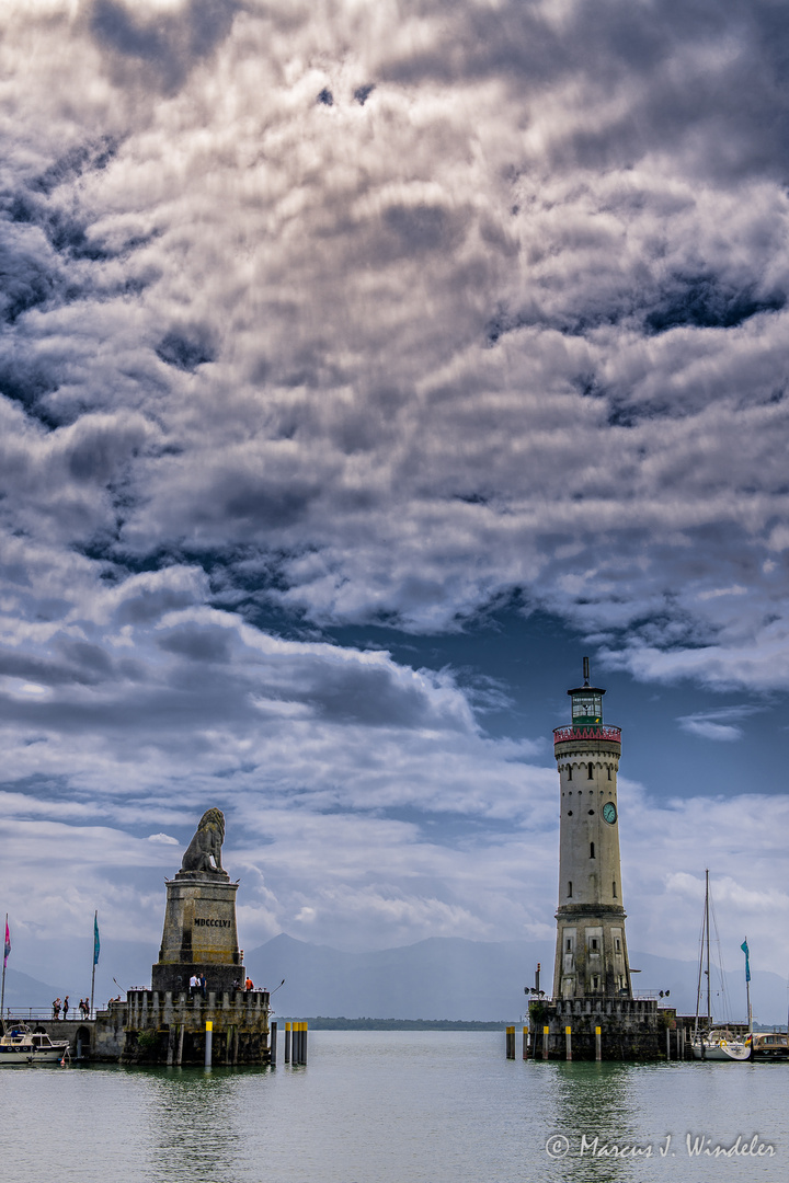 Hafeneinfahrt in Lindau