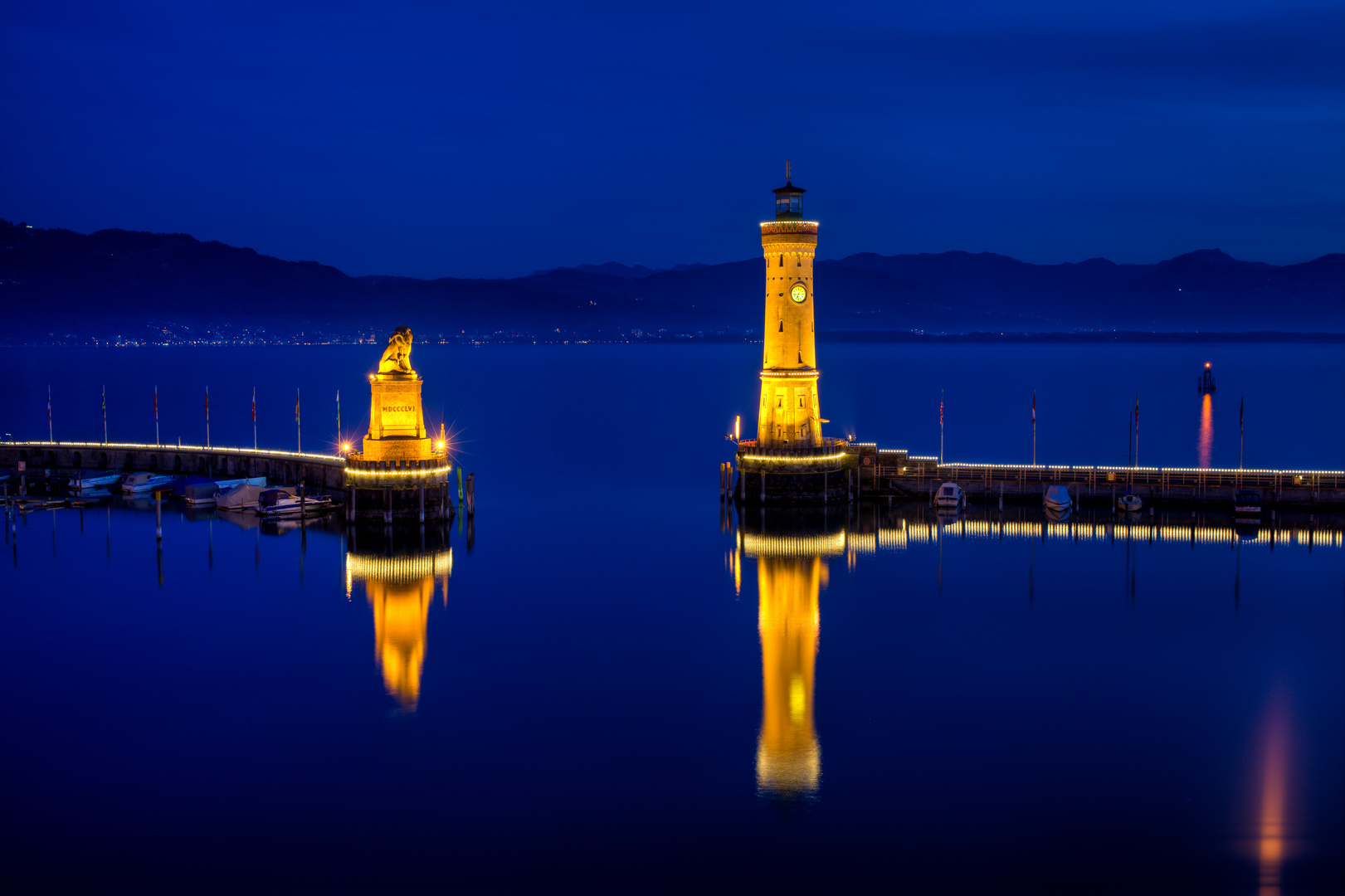 Hafeneinfahrt Lindau am Bodensee