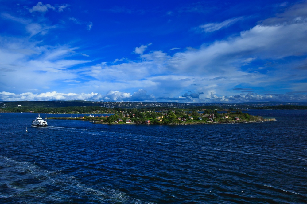 Hafeneinfahrt Oslo 