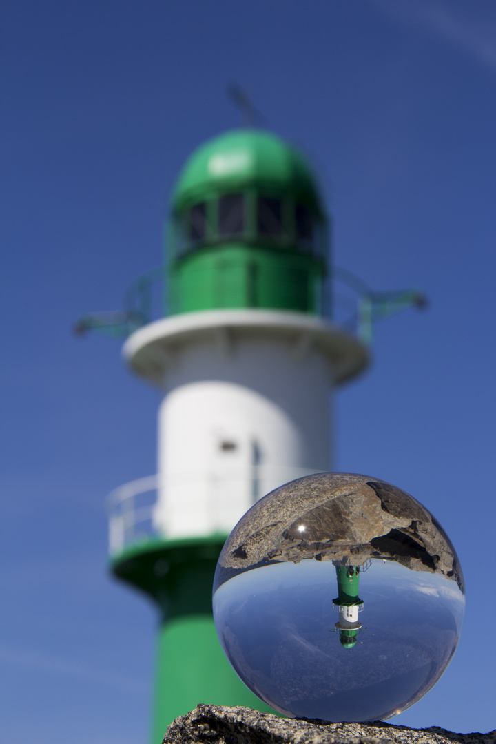 Hafeneinfahrt Rostock Warnemünde