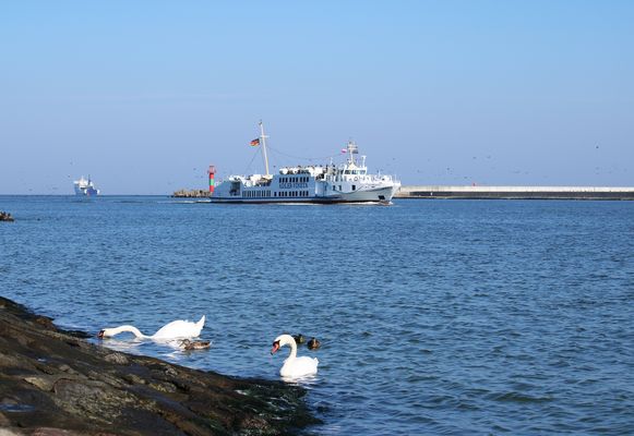 Hafeneinfahrt Swinemünde
