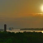 Hafeneinfahrt Venedig am frühen Morgen