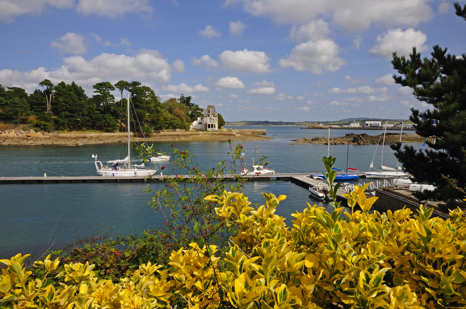 Hafeneinfahrt von Douarnenez , Finistère, Bretagne