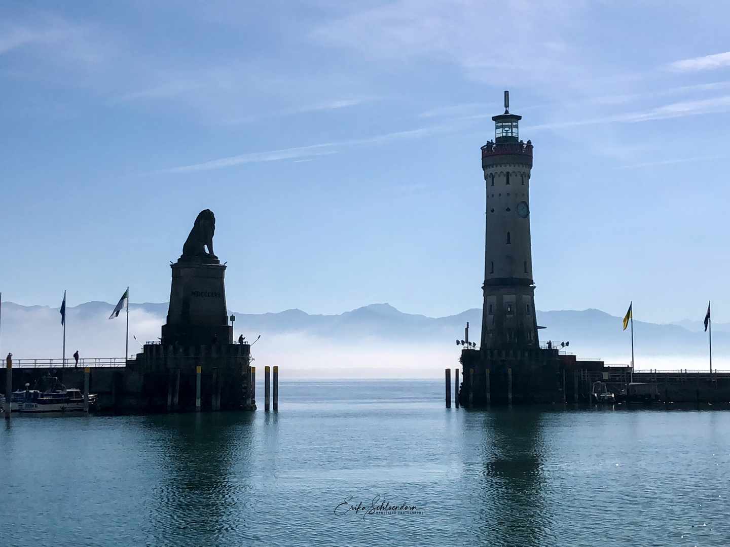 Hafeneinfahrt von Lindau 