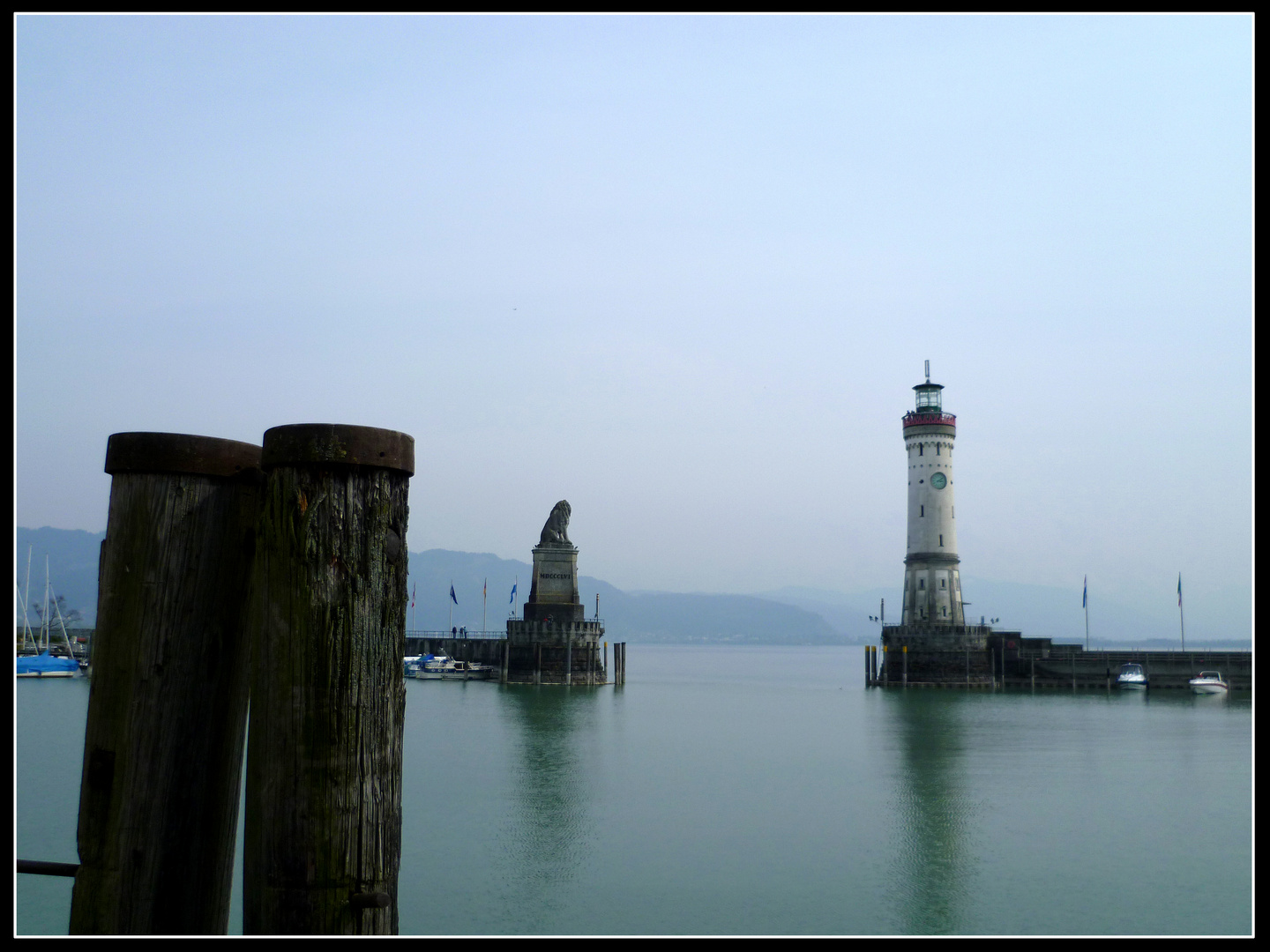 Hafeneinfahrt von Lindau am Bodensee